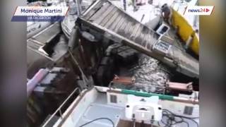 Damage at Richards Bay Harbour KwaZuluNatal coastline [upl. by Lawson285]