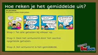 Rekenen  gemiddelde berekenen [upl. by Eenar627]