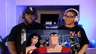 Kidd and Cee Reacts To Justice League DCAU compilation Pt 1 AceVane [upl. by Aniral]