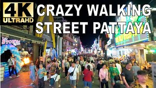 CRAZY Walking Street Pattaya [upl. by Haramat71]