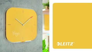 Leitz Cosy Silent Glass Wall Clock  Product video EN [upl. by Uund]