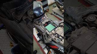 Air filter changed at 9700 km😲 Pulsar N150 3rd Servicing 2024 servicing pulsarn150 bajaj [upl. by Craggie681]