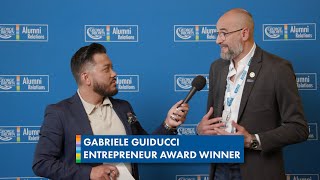 Alumni Recognition Awards 2024 – Entrepreneur Award Winner – Gabriele Guiducci [upl. by Manya41]