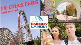 THE BIGGEST THEME PARK IN EUROPE Join Us As We Explore Energylandia amp Bring You Onride POVs [upl. by Sgninnej]