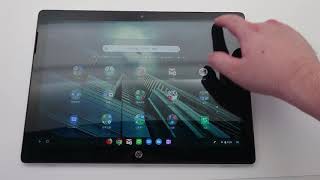 HP Chromebook X2 me 4G 32G Chrome os 71 beta [upl. by Nalad]