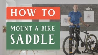 How to mount your new bicycle saddle [upl. by Kenley]