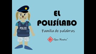 El polisílabo familia de palabras [upl. by Kcaz]