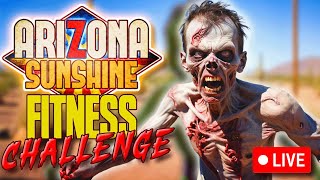 Lets Chat Workout and Blast Zombies with the KatWalkC2 and Arizona Sunshine in VR [upl. by Etteniotna616]