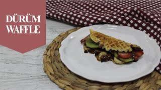 Nefis Dürüm Waffle Tarifi [upl. by Cinimmod]