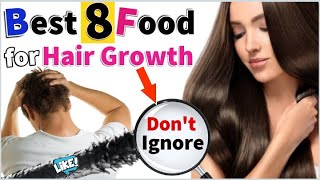 8 Best Foods and Supplements to Boost Hair Growth and Stop Split Ends  best food for hair growth [upl. by Stephenie]