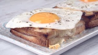 Zapečený sendvič Croque Madame [upl. by Brandy]