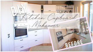 DIY Laminate Kitchen Cupboard Makeover 2019 [upl. by Reuben]