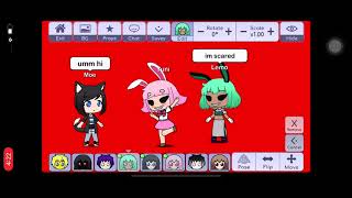 Gacha life yuni and lemo glitch [upl. by Eerok]