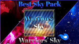 Warriors Sky Pack 121 Mcpe 🔥 • For PvP Skywars Bedwars • No lag [upl. by Aninay451]