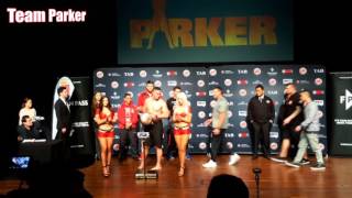 Weigh In  Joseph Parker Vs Alexander Dimitrenko 2016 [upl. by Petrie917]