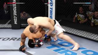 PS4 EA UFC 2 Fabricio Werdum v Cain Velasquez [upl. by Adnerb]