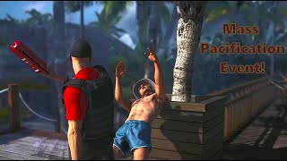 Mass Pacification Event Haven Island  The Last Resort  Hitman 3 [upl. by Cand]