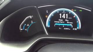 2016 Honda Civic EXT Boost launch Low gear test bone stock [upl. by Elleb]