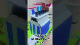 Geothermal Energy Power PlantClass 8Easy Science Working Model [upl. by Rusert240]