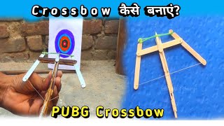 How to make Crossbow  5 minutes Crossbow  crossbow amazingcrafts diycrafts [upl. by Elonore]