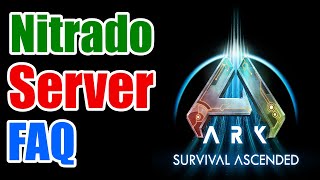 Nitrado Server Settings FAQ arksurvivalascended ark nitrado [upl. by Mita349]