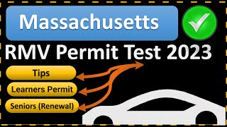 Massachusetts DMV Practice Test 2023 MASS RMV Driving License Written Exam Preparation [upl. by Eynahpets]