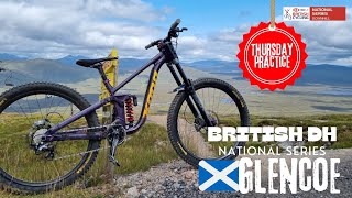 GLENCOE DH MTB  Scotland  Thursday practice before the British downhill national series [upl. by Eanat976]