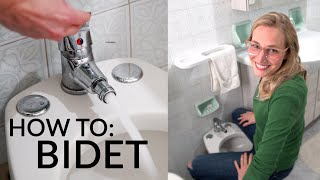 How To Use a Bidet [upl. by Ynitsed]