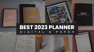 the best 2023 planner to organize your life  digital and paper [upl. by Fadas484]