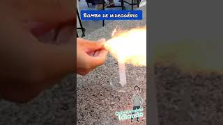 Bomba de Hidrogênio química experiência escola [upl. by Rotceh25]