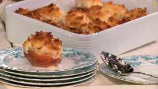 Apricots with Macaroon Topping  Annabel Langbein [upl. by Clareta]