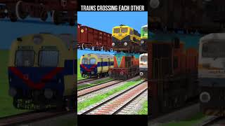 TRAINS on Top of the TRAINS Crossing  TRAIN SIMULATOR  HintsGamerz [upl. by Enomes]