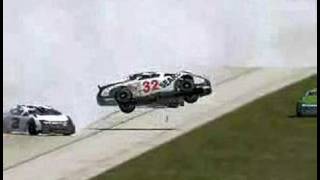 Huge flip at dega bullet in NR2003 [upl. by Nessa]