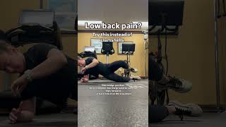 Clam shells not working for low back pain Try this mobility neckpain sciatica weakglutes [upl. by Etnaud]