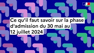 Parcoursup  ce qu’il faut savoir sur la phase d’admission [upl. by Ymmik177]