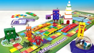 How to Play Numberblocks Race to Pattern Palace Board Game [upl. by Ayidan]