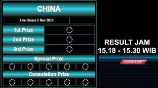 LIVE DRAW CHINA HARI INI SELASA 5 NOVEMBER 2024 [upl. by Therron]