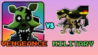 SHINY VENGEANCE PHANTOM MANGLE VS MILITARY EVENT Five Nights TD [upl. by Nishi544]