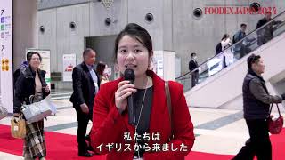 FOODEX JAPAN2024 Visitor’s Interview （UK） TradingWholesale [upl. by Horten]