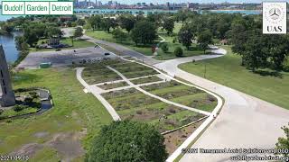 20210910 Oudolf Garden Detroit Flyover [upl. by Enisaj439]