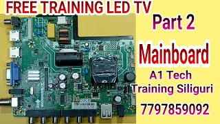 led tv motherboard repairhow to repair led tv motherboard [upl. by Lapointe]