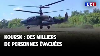 Koursk  des milliers de personnes évacuées [upl. by Ellivnarg]