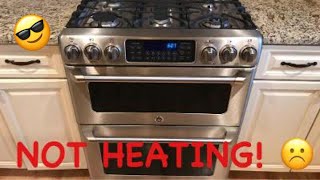 HOW TO FIX GE CAFE GAS OVEN  IGNITER REPLACEMENT  OVEN DOES NOT HEAT UP [upl. by Enitnatsnoc191]