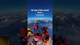 Nepal Visuals Everest Summitsatkauskas himalayas nepalvisualsshortvideoshortsviral trending [upl. by Bond]