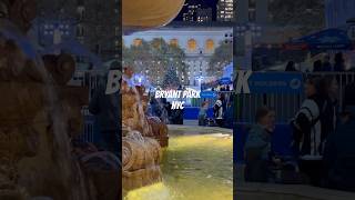 Bryant Park NYCnewyork travel livingyourdream christmas bryantpark nyc usachristmastree fy [upl. by Dichy]