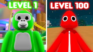 Level 1 VS 100 Gorilla Tag Fan Games [upl. by Notneiuq]