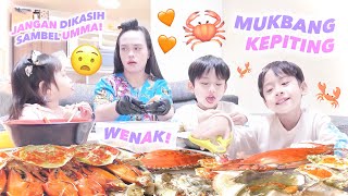 MUKBANG KEPITING FRESH DARI BESTI ONLINE MAKASIH YA [upl. by Biernat]