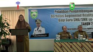 PEMBUKAAN PELATIHAN PENGEMBANGAN MEDIA PEMBELAJARAN BERBASIS ARVR BAGI GURU SMASMK SESUMSEL 2024 [upl. by Luigino]