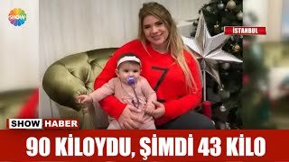 90 kiloydu şimdi 43 kilo [upl. by Cilka]