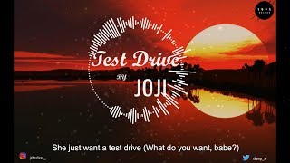 Joji  TEST DRIVE INSTRUMENTALLYRICS [upl. by Pricilla399]